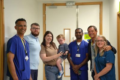 Surgeons use new technique to save life of little boy with rare condition