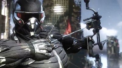 We can thank Valve and Team Fortress 2 for the best weapon in Crysis 3: Crytek lead says "I was playing a lot" of TF2 using the Sniper and his bow, and wanted a composite bow of his own