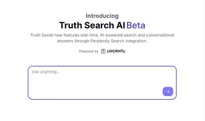 Trump Media and Perplexity team up for 'Truth Search AI,' a new tool in the fight against 'Big Tech's assault on free speech'