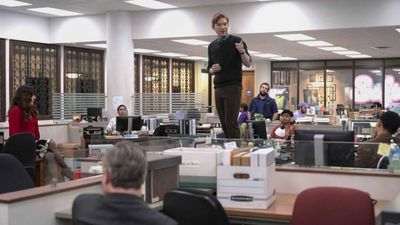 The Office spin-off The Paper gets first trailer, featuring Domhnall Gleeson's new editor-in-chief and a familiar face from Scranton