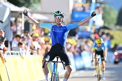 Tour de l'Ain: Nicolas Prudhomme surges ahead of Cian Uijtdebroecks for stage 2 win in Jura mountains