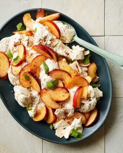 Benjamina Ebuehi’s recipe for peach and sumac Eton mess