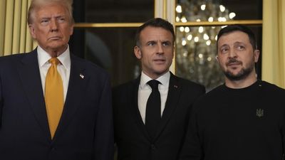 Macron urges Ukraine ceasefire as Zelensky demands role in US-Russia talks