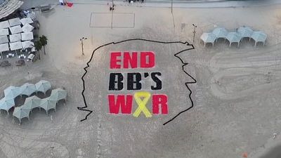 Hostage families join nationwide protests over Gaza offensive