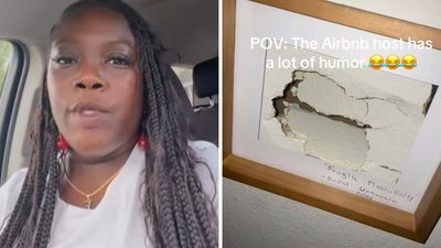 ‘The Airbnb host has a lot of humor’: Someone with ‘fragile masculinity’ punches wall in rental. The host decides to frame the damage