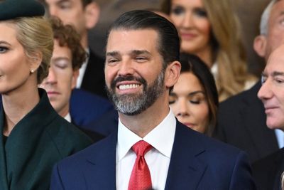 Donald Trump Jr posts meme showing his father throwing sex toy onto WNBA court