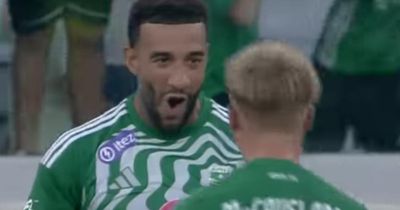 Watch as Connor Goldson slams home for Aris as three ex-Rangers players feature