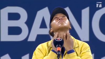 Naomi Osaka Tears Up During Speech After Losing to Victoria Mboko in Montreal Final