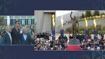 Tom Brady Had an Incredible Reaction While Watching Patriots Reveal His Statue