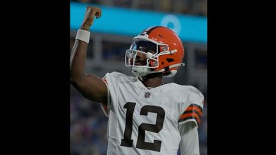 Shedeur Sanders Broke Out Signature Watch Celebration in Browns' Preseason Debut