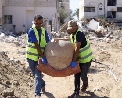 ‘Restoring humanity’: Paris exhibition showcases 5,000 years of history in Gaza