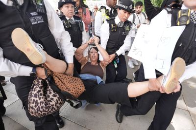 London protests LIVE: More than 200 arrests at Parliament Square over support for banned Palestine Action
