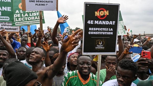 Thousands in the Côte d'Ivoire protest the exclusion of opposition leaders from election