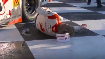 NASCAR Driver Breaks Collarbone While Celebrating Win on Xfinity Series
