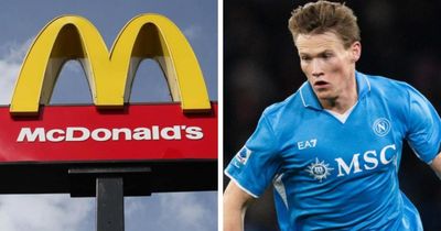 Scottish firm in legal clash with McDonald’s and Napoli over Scott McTominay nickname