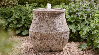 I'm Calling It — This 'Water Feature Pot' Is the Simplest, Most Chic Way to Add the Soothing Sound of Water Into Your Garden