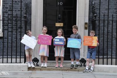 Children deliver Benedict’s Law petition for allergy safeguards in schools