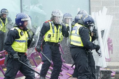 Brothers among four more jailed after rioting outside asylum seeker hotel