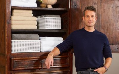 Nate Berkus's approach to extending kitchen storage uses a classic vintage piece – it's the simplest method that works in even the smallest schemes