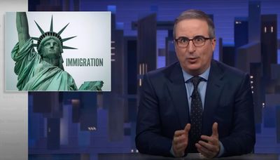 John Oliver on Ice’s crackdown: ‘Trying to drive up arrests at all costs’