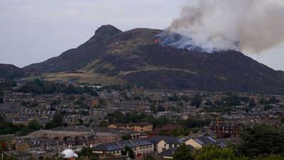 Massive wildfire sweeps Arthur's Seat, Scottish hiking spot popularized by Netflix show One Day