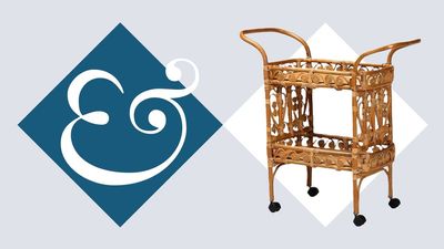 Have I got vintage shopping blindness or is this rattan bar cart actually cute? It's the perfect piece to add character to my small kitchen and it's only $160