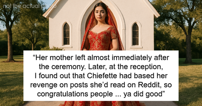 Mom Tries To Be The Bride At Daughter’s Wedding, Actual Bride Outsmarts Her And Wears A Red Gown