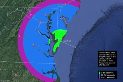 NASA to launch a sounding rocket over the Eastern seaboard
