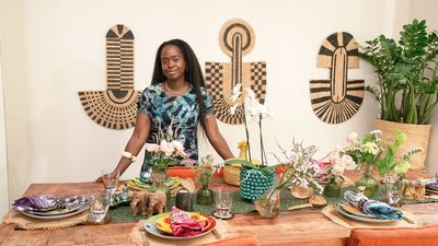 How I Host... a colorful African-inspired family lunch, with Eva Sonaike