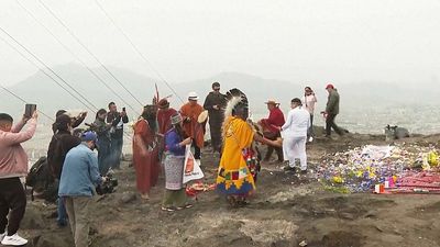 Peruvian Shamans call for calm in Amazon island dispute with Colombia