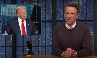 Seth Meyers on Trump’s rambling DC press conference: ‘It’s embarrassing for all of us’