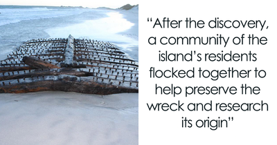 Schoolboy Discovers 275-Year-Old British Royal Navy Ship On Scotland Beach While Jogging