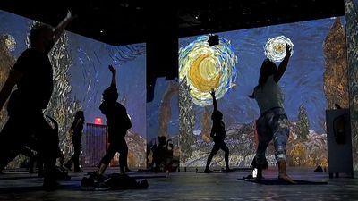 Yoga meets Van Gogh in immersive Las Vegas sessions