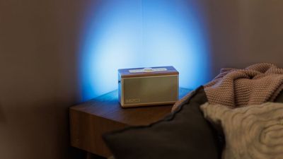 Pure Audio's portable Bluetooth speaker has an ambient lighting system to jazz up your listening experience