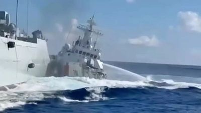 Philippine military blames China for ships collision in disputed South China Sea