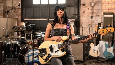 “It’s essentially based off of a knockoff Fender!” Khruangbin’s Laura Lee Ochoa just got a signature Fender based on the first bass she ever bought – but it was a Jazz Bass copy