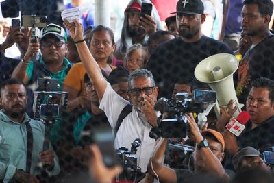 A legal fight is playing out around a Mexican migrant activist accused of human trafficking
