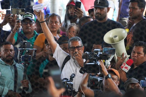 A legal fight is playing out around a Mexican migrant activist accused of human trafficking