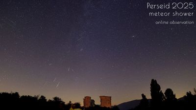 Watch the 2025 Perseid meteor shower peak Aug. 12 in free webcast