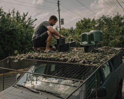 ‘It’s a robot war’: eastern Ukraine faces onslaught of Russian glide bombs, rockets and kamikaze drones
