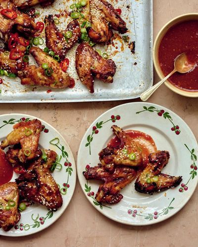 Sweet-and-sour pork, sticky wings and poached for pudding: Ravinder Bhogal’s plum recipes