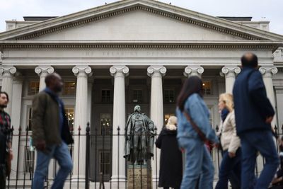 The national debt has reached a record $37 trillion, the Treasury Department reports