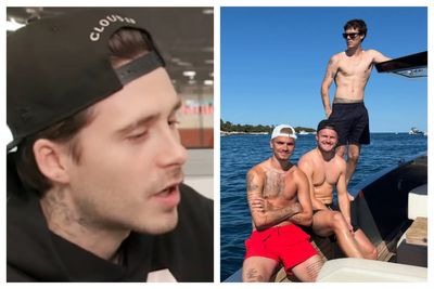 Romeo Beckham hangs out with brother Cruz on £15m family yacht after Brooklyn's 'cruel' snub