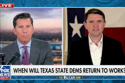 Fox News host rages at rising Democrat for accusing him of abruptly ending interview