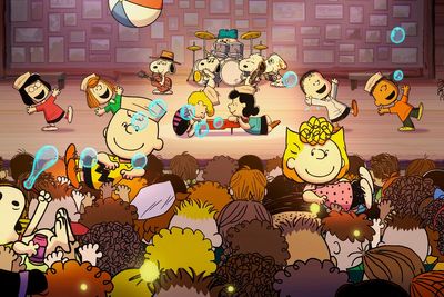 Charlie Brown and Snoopy offer an animated 'Peanuts' musical about summer camp