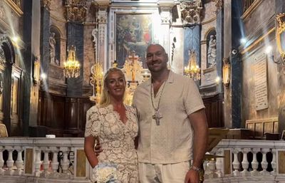 Tyson and Paris Fury tie the knot for a third time in French ceremony