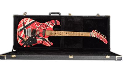 “Back of headstock reveals:#1 Edward Van Halen Model”: Eddie Van Halen’s 1982 Kramer – also owned by Mick Mars – heads to the auction block. Is this the next multi-million dollar guitar?