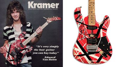 “What Les Paul was for Gibson, Edward Van Halen is for Kramer”: Eddie Van Halen’s Kramer Ad guitar surfaces for sale – and is expected to reach $3,000,000 at auction