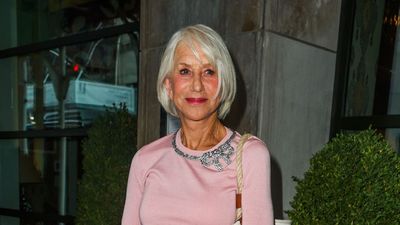 Powdery pinks are everywhere at the moment – and Helen Mirren's playful take on this trend is by far the best one we've seen