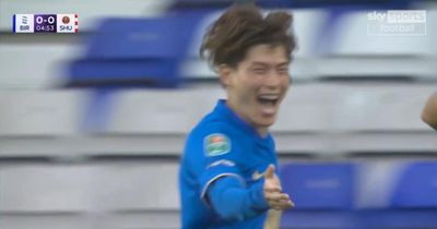 Watch as Kyogo Furuhashi scores first goal since leaving Celtic